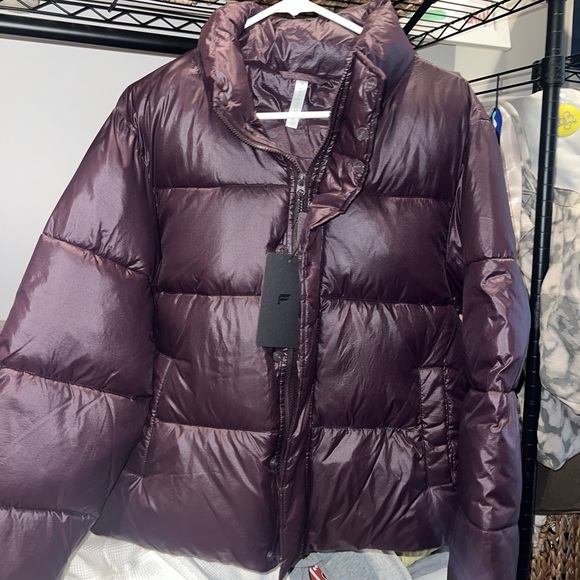 Fabletics Women's Puffer Jacket - Rich Purple - Picture 1 of 5